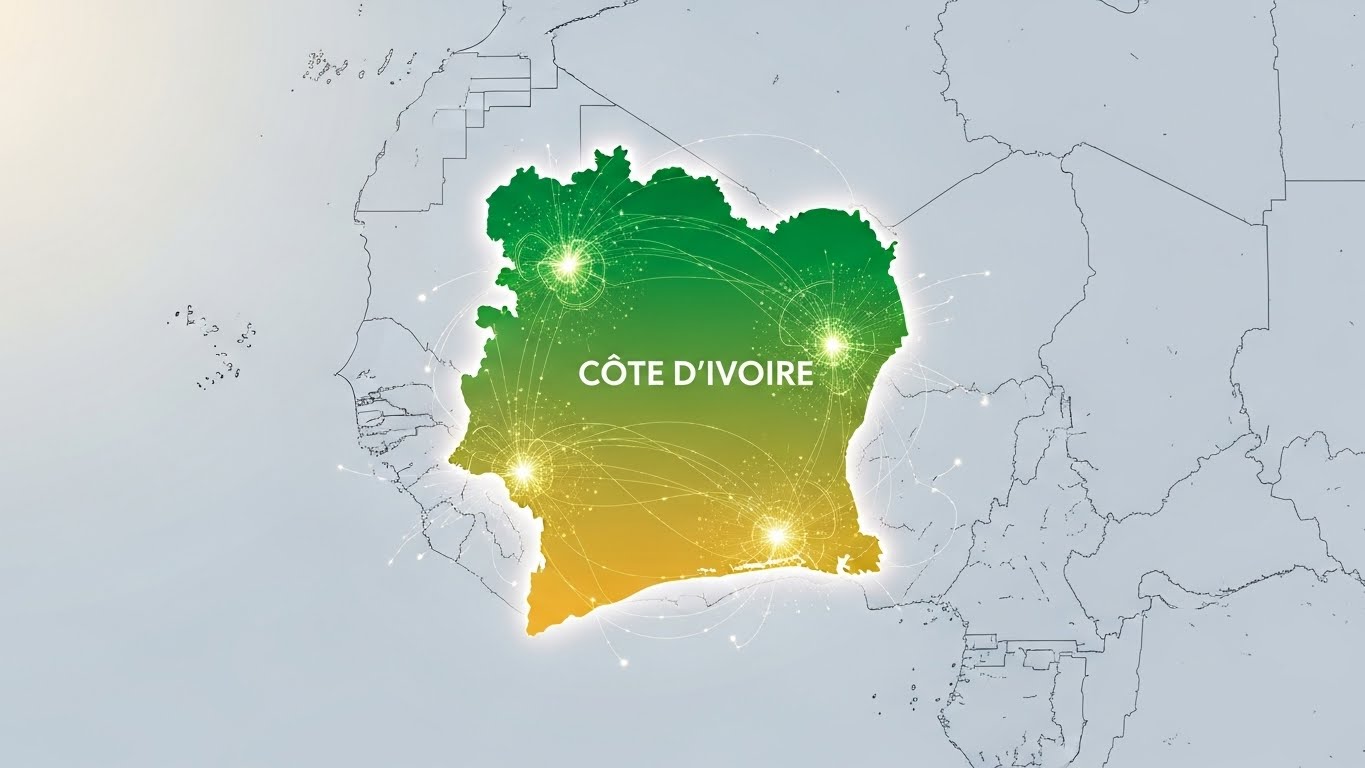 Côte d'Ivoire Map