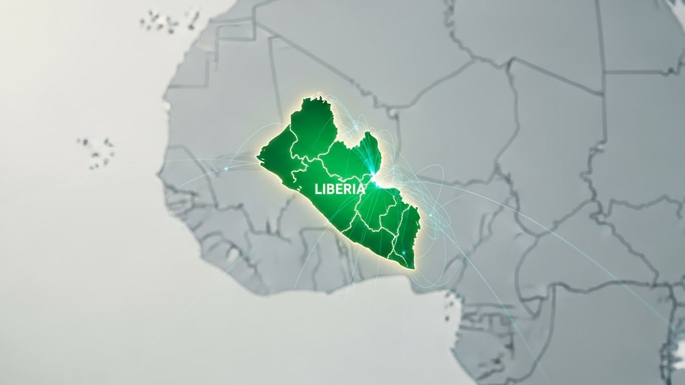 Liberia Map