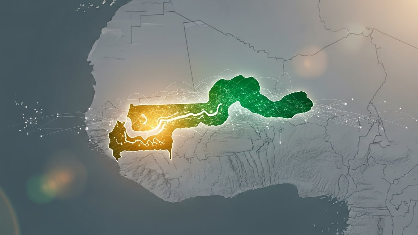 The Gambia Map